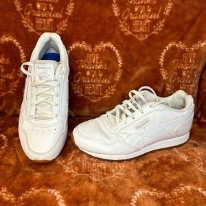 Boy's REEBOK Classic Harman Size 1 Casual Sneakers White CM9680 Girl's Athletic